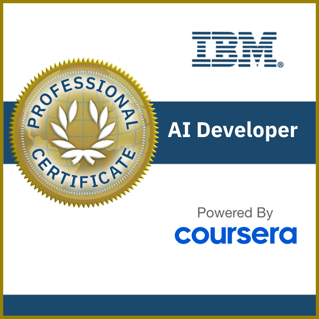 IBM AI Developer Professional IBM AI Developer Professional